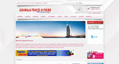 Desktop Screenshot of khawajatravel.com